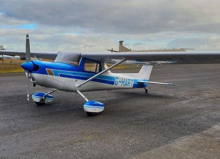 An image of a small plane on the ground, Photo of the flight from the day. Almat Flying Academy