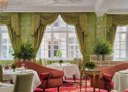 An image of a restaurant with people eating, The Goring Dining Room. The Goring Dining Room