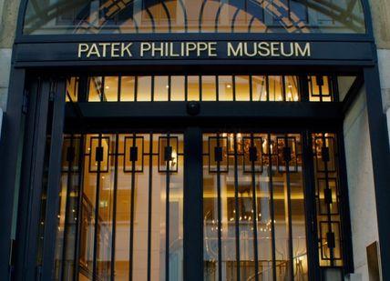 An image of a building with a sign that says pati museum, Admission to Patek Philippe Museum. Getaway-Pseudo-Supplier
