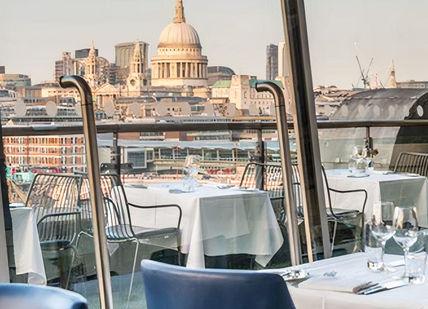 An image of a restaurant, Five-course tasting menu. OXO Tower Restaurant