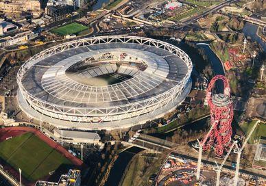 An image of london olimpic skyline