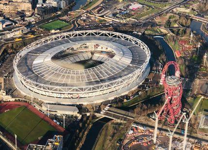 An image of london olimpic skyline