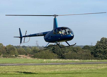 An image of Robinson R44 helicopter