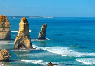 An image of the twelve apostles in the twelve apostles, Two Nights at a 5-Star Hotel in Melbourne.