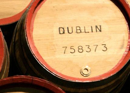 An image of a bunch of wine barrels, Two nights in a five-star hotel in central Dublin.