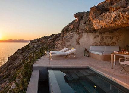 An image of a pool and a cliff, Heaven In Mallorca Romantic Getaway Tour. On The Road- Spain