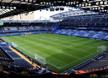 An image of a stadium, Transfer from Parlour to Stamford Bridge Stadium. Addison Lee