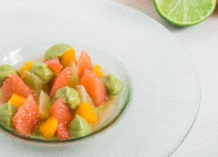 An image of a plate of fruit and a lime, Four-Day Spanish Health Retreat. Albir Hills Resort S.A.U. (SHA Wellness Clinic)