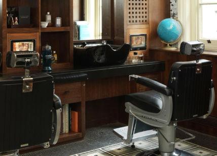 An image of a barber shop, Alfred Dunhill. Alfred Dunhill