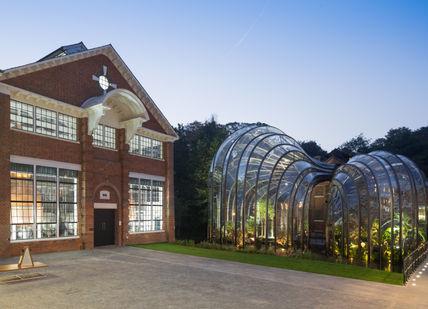 An image of a building, Two Tickets to a Guided Tour of Bombay Sapphire Distillery. Bombay Sapphire Distillery