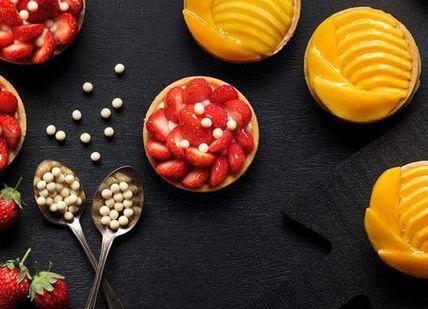 An image of fruit and a spoon with some fruit, Professional Patisserie and Confectionery Course. Chef Academy London