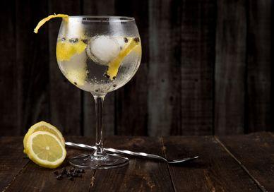 An image of a glass of water with lemon, Golden Age of Gin Private Walking Tour. Coutours