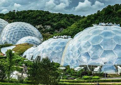 An image of a large dome with many domes, General admission to Eden Project. Eden Project