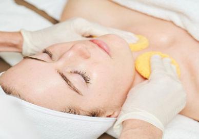 An image of a woman getting a facial massage, Face Place Ultimate Skin Recovery and Detox. Face Place (London) Limited