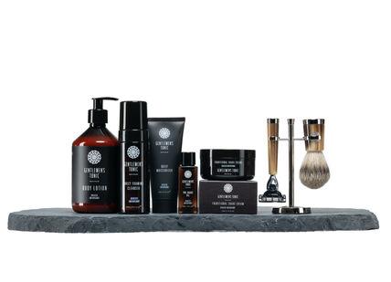 An image of a variety of products, The Hemingway Package. Gentlemen's Tonic
