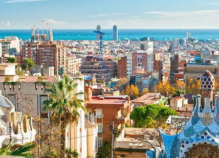 An image of barcelona from above, Return chauffeured transport from Barcelona–El Prat Airport.