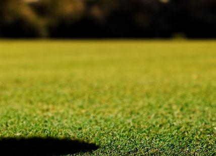 An image of a golf ball on the grass, Royal Lytham & St Anne's Lancashire Golf Break.