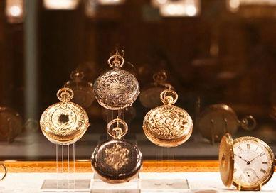 An image of a display of watches, Two-hour private tour of the Patek Philippe Museum. Getaway-Pseudo-Supplier