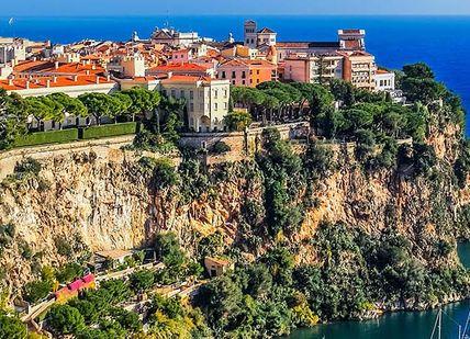 An image of a small town on a cliff, Two night stay in a 5-star hotel in Monte Carlo.