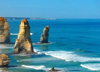 An image of the twelve apostles in the twelve apostles, Two Nights at a 5-Star Hotel in Melbourne.