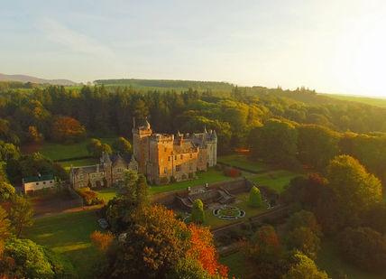 An image of a castle in the middle of a forest, Stargazing and Two-Night Stay. Glenapp Castle