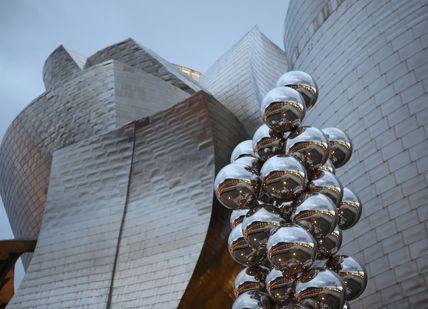 An image of a building with a bunch of bells, Entry tickets. Guggenheim Museum Bilbao