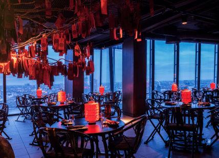 An image of a restaurant with a view, Hutong (The Shard). Hutong (The Shard)