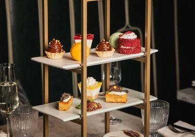 An image of an afternoon tea,. Japanese Tapas Style Afternoon Tea