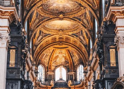 An image of a church with a large ceiling, St Paul's Cathedral Private Tour. LookUp London