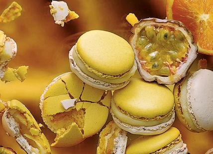 An image of a bunch of oranges and lemons, Bespoke Macaron Flavour Development. Pierre Hermé