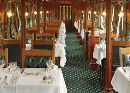 An image of the dining at the Rail Ride.