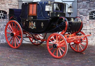 An image of a horse drawn carriage, Tour of the Royal Mews. Royal Collection Collection Trust