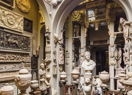An image of a room with many different sculptures, Sir John Soane Museum Highlights Tour. Sir John Soane Museum