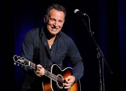 An image of a man playing guitar, Guitar Masterclass with Bruce Springsteen. Spirit Artists