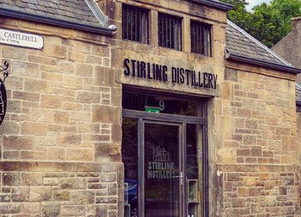 An image of a small town with a stone building, Battle Strength Gin Tour. Stirling Distillery