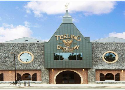 An image of a building with a clock on the front, Private Tour and Premium Whisky Tasting. Teeling Whiskey Distillery