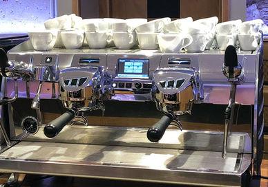 An image of a coffee machine with a bunch of coffee, Edinburgh, Scotland. Union Brew Lab