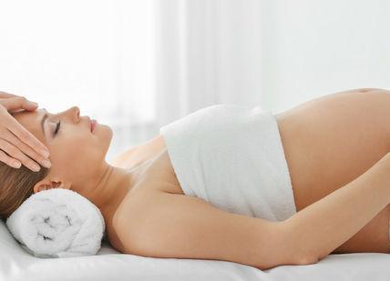 An image of a woman getting a massage, Specialised Pregnancy Massage. Zen Lifestyle Bruntsfield Place