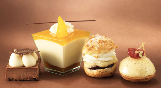 A selection of small desserts