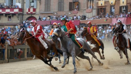 Palio Horse Race in Siena