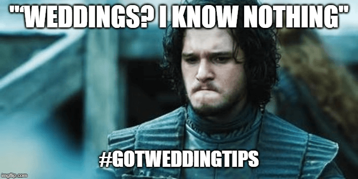Jon Snow #GoTWeddingTips