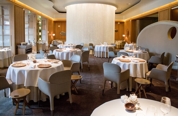 Alain Ducasse at the Dorchester Main Dining Room
