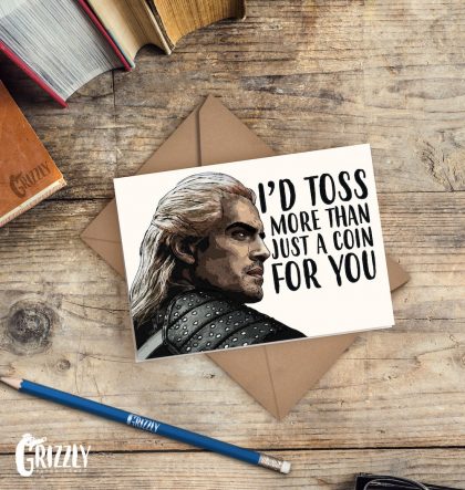 The Witcher Valentines Day card
