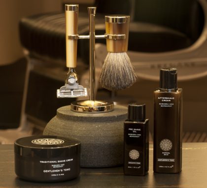 Luxury oils and creams for classic wet shave