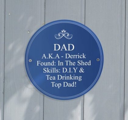 Personalised Heritage plaque