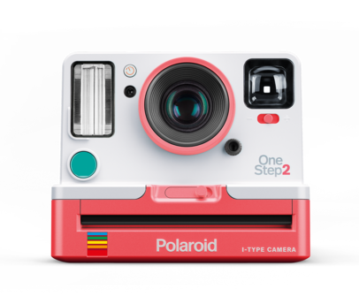Coral Polaroid Camera