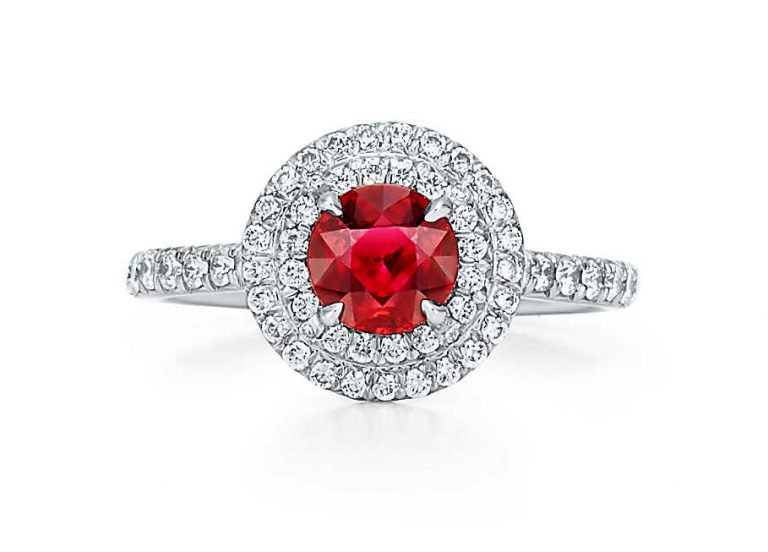 Tiffany Ruby Soleste Ring