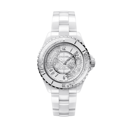 Chanel J12 silver watch for her 