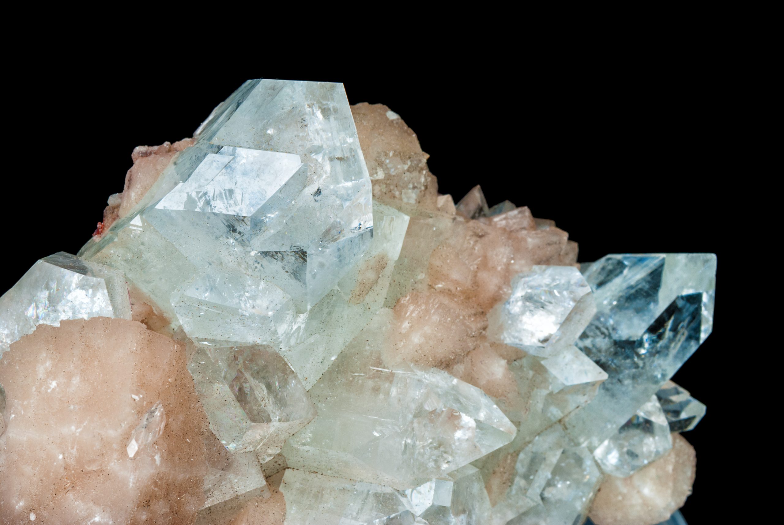 white apophyllite crystal