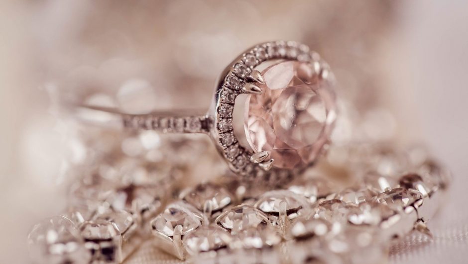 clear diamond ring